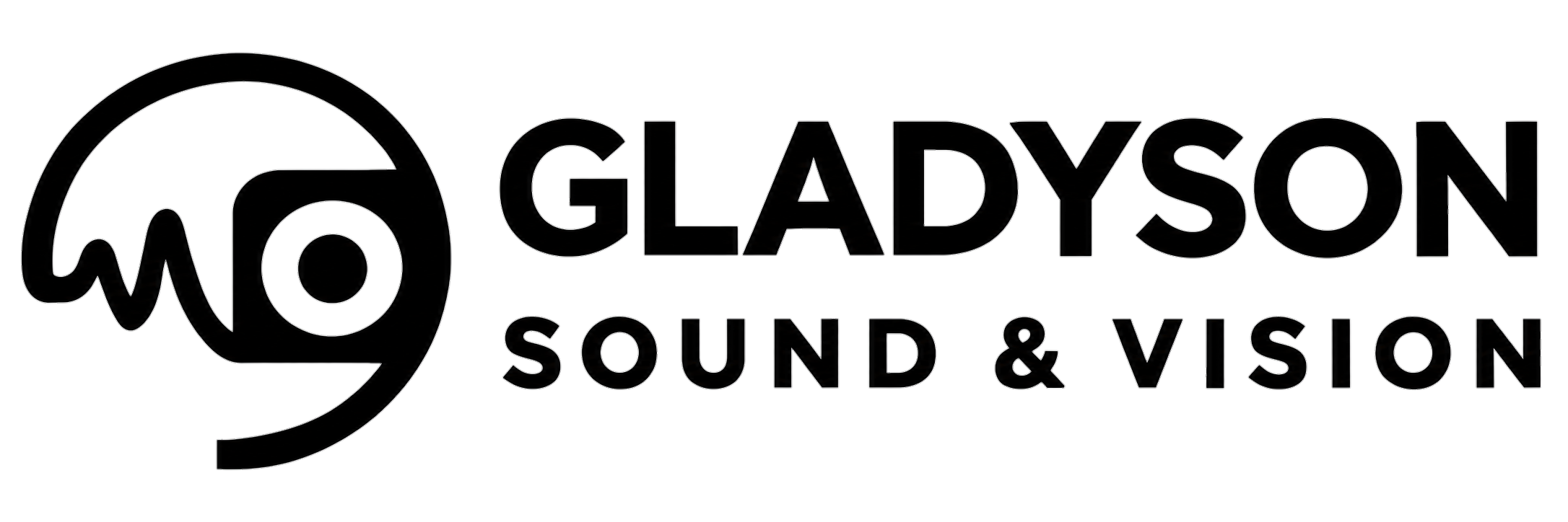 Gladyson Sound&Vision - logo preta